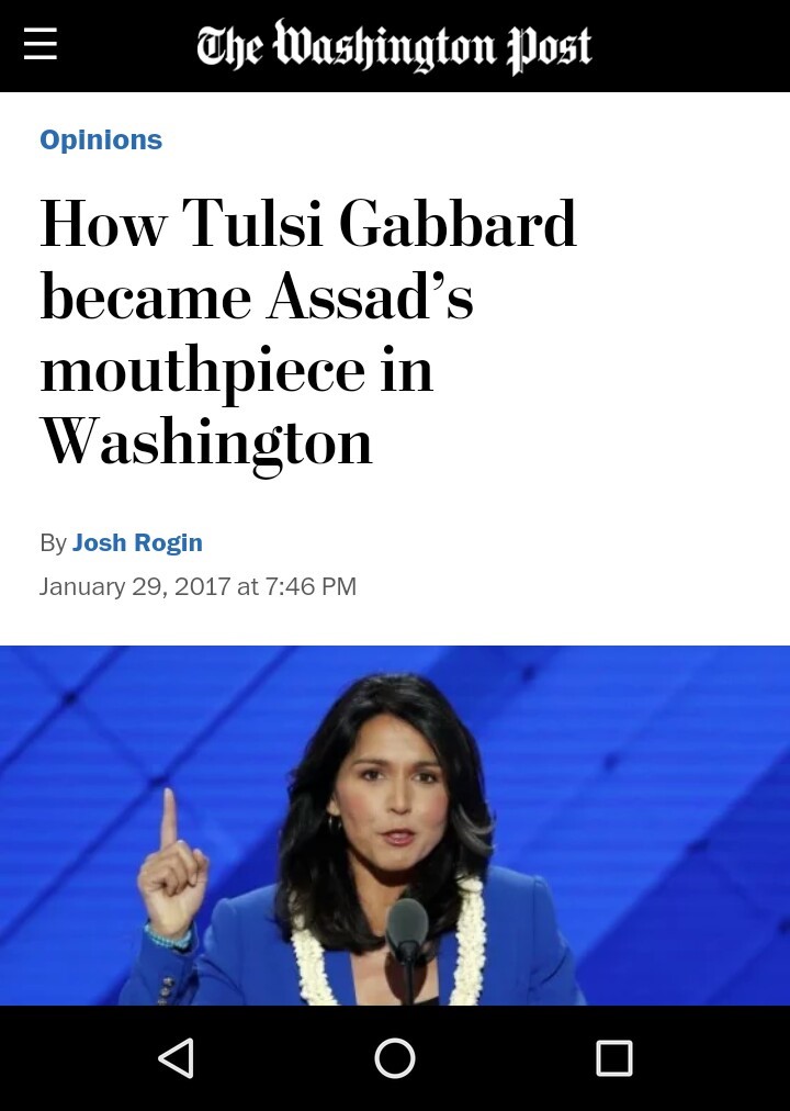 Tulsi Gabbard Syria